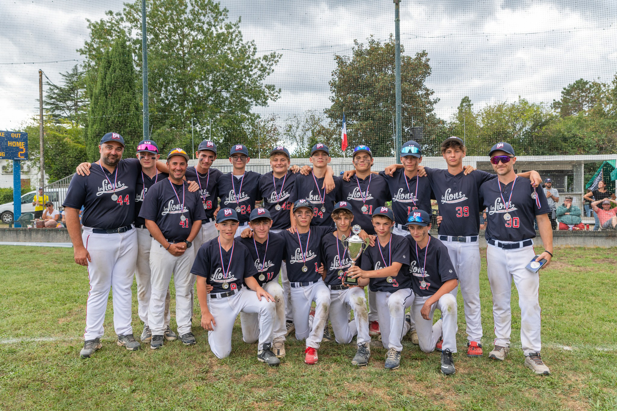 Sélection 15U Baseball Nouvelle-Aquitaine 2023, 2ème place lors des Interligues